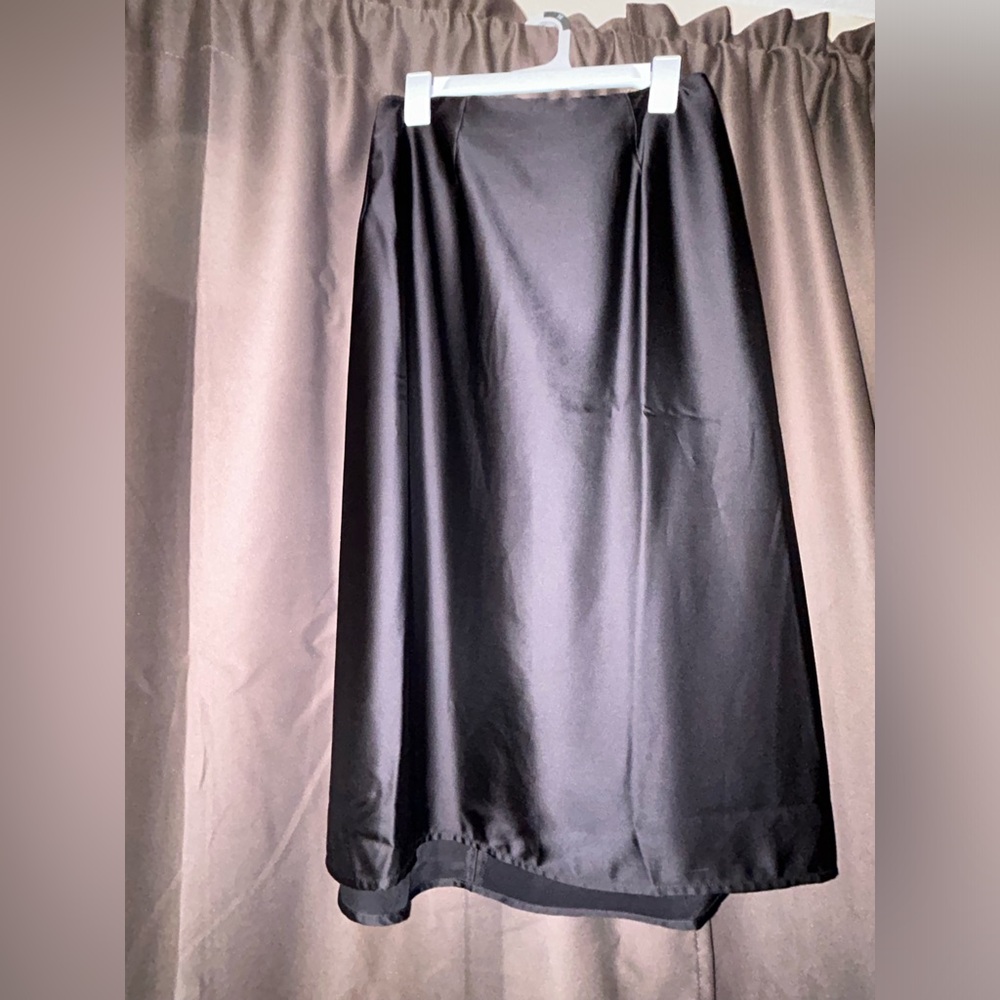 Calvin Klein Black Midi Skirt